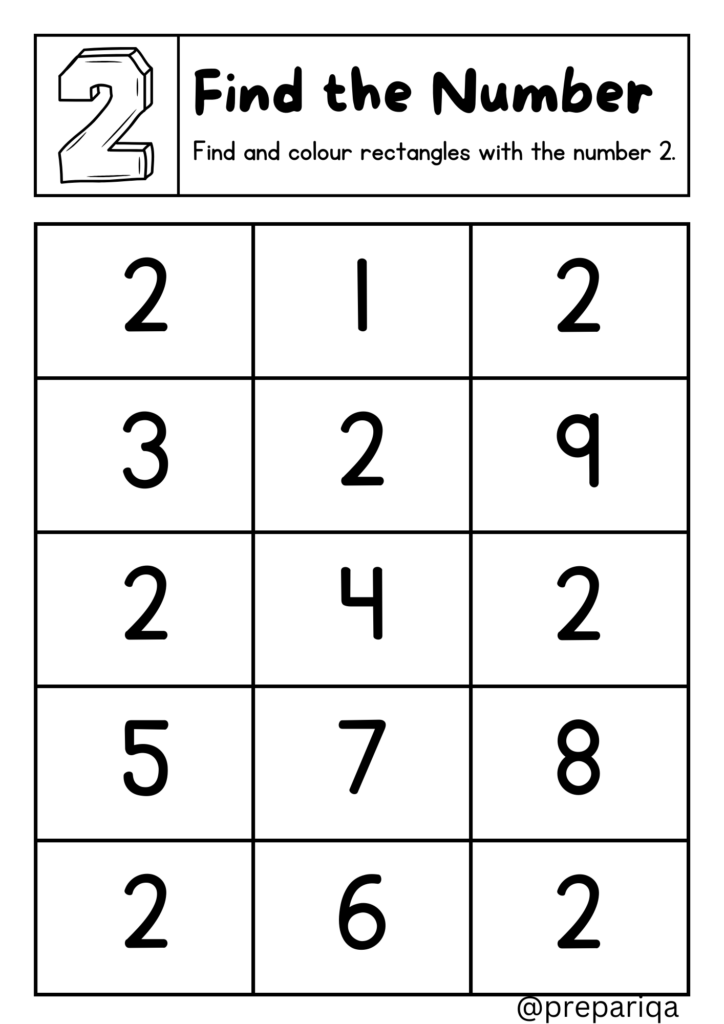 Number name worksheet