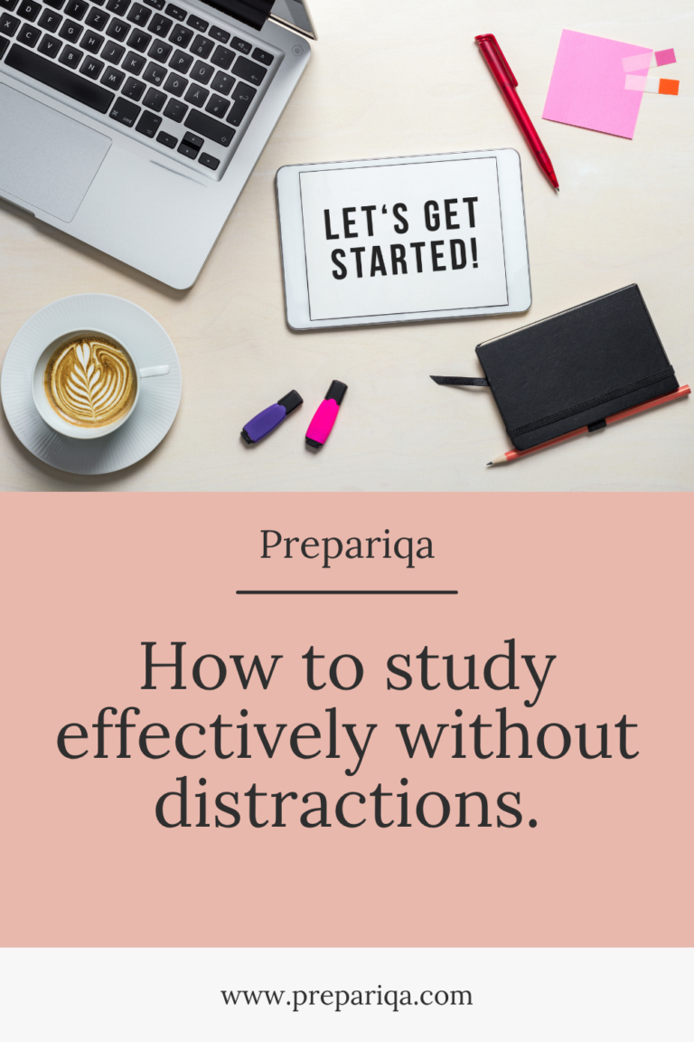 How to Study Effectively Without Distractions (The Real-World Guide You Actually Need)